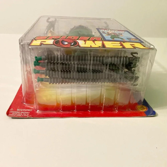 Vintage 1999 Toy Biz Spiderman Spider Power Doctor Octopus Series 2 Bent Card - Picture 5 of 16